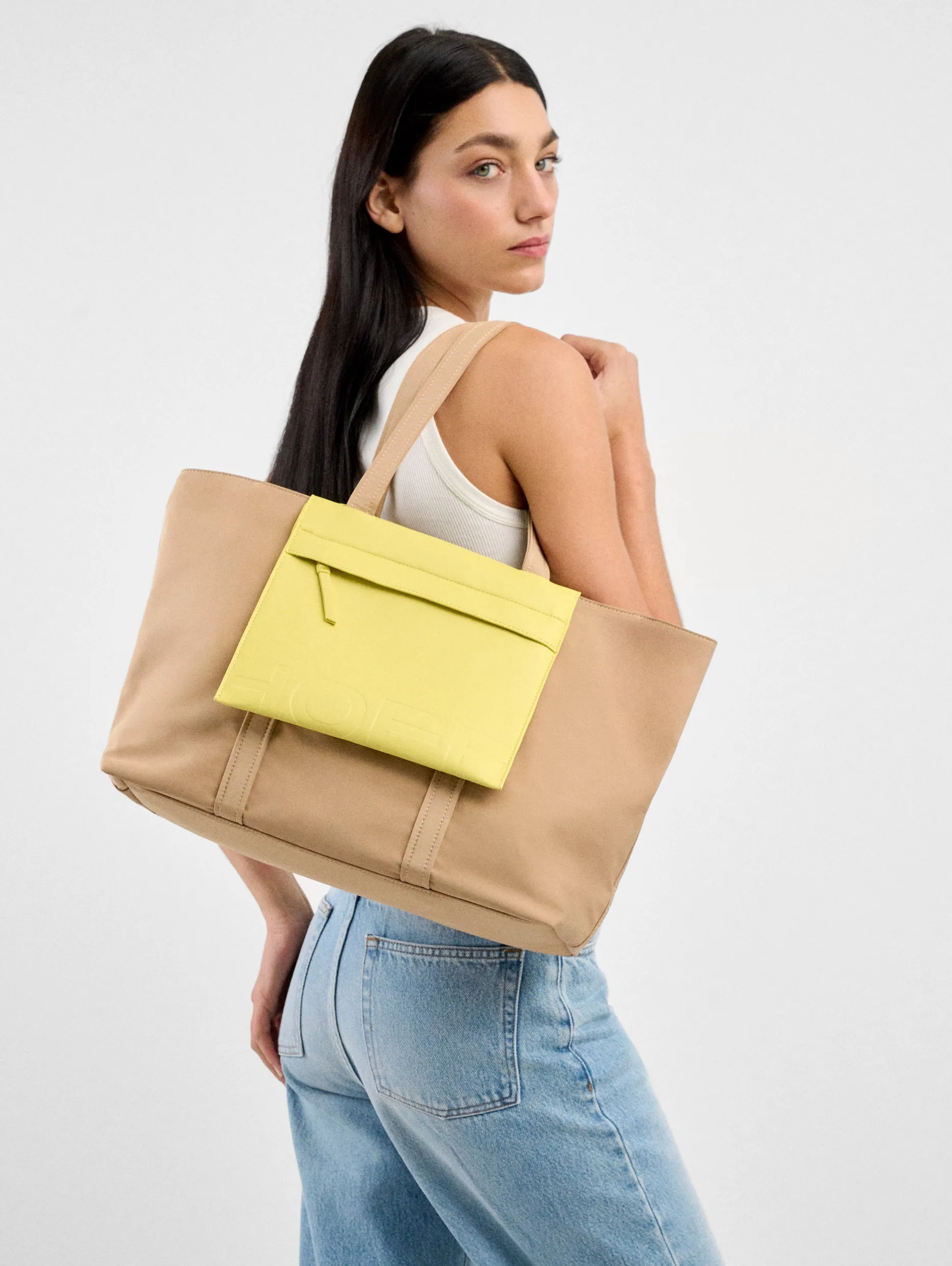 SHOPPER NYLON DAILY CAMEL