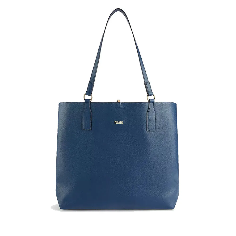 Shopping Bag Reversibile 1A Classe Alviero Martini linea Two-Way Bag Blu Navy LA63