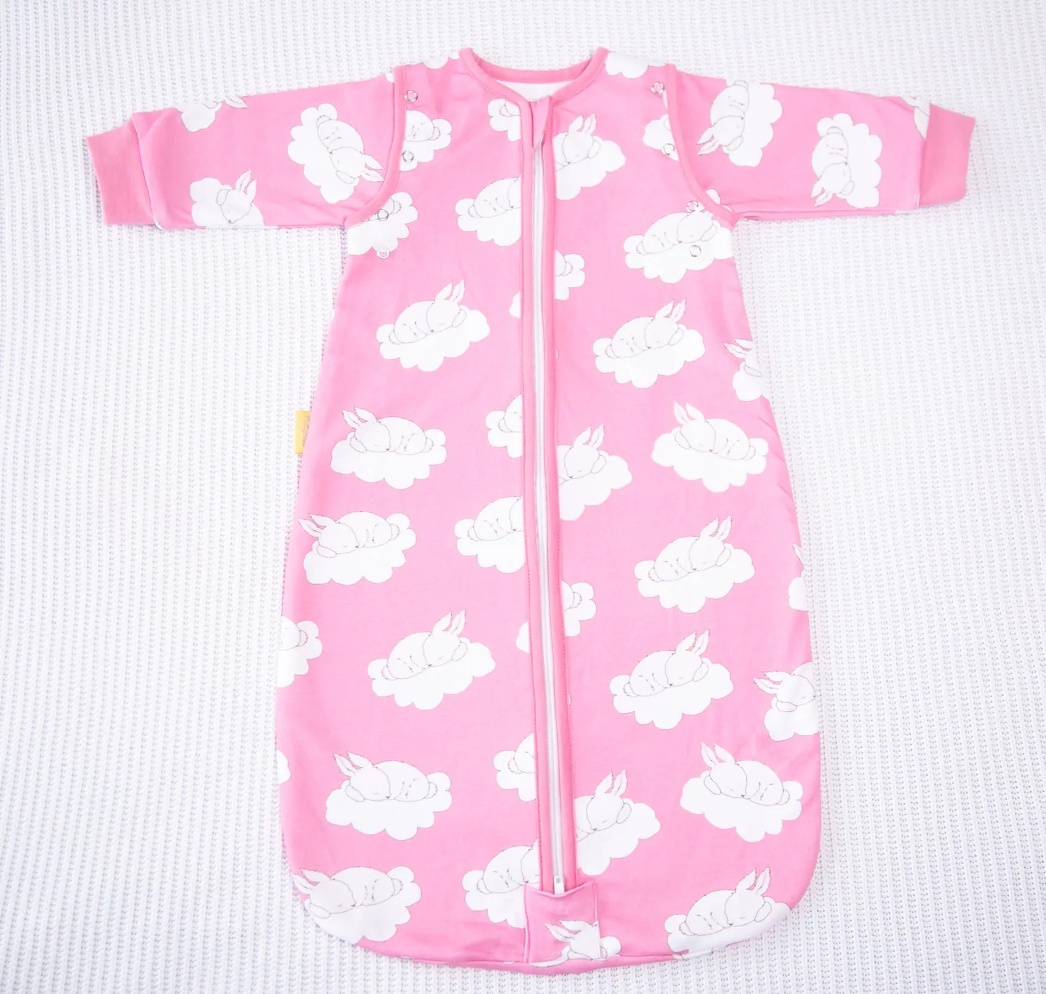 Cozy Snuggleboo Pink Bunnies Kids Sleeping Bag - Soft, Warm, and Comfortable Sleep Sack for Children