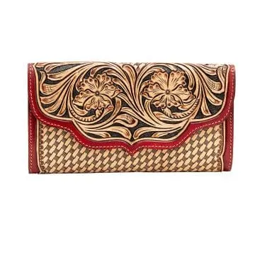 Southwestern tooled wallet