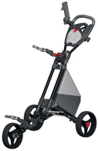 Spin It Golf GC Pro II Easy Fold 3-Wheel Push Cart