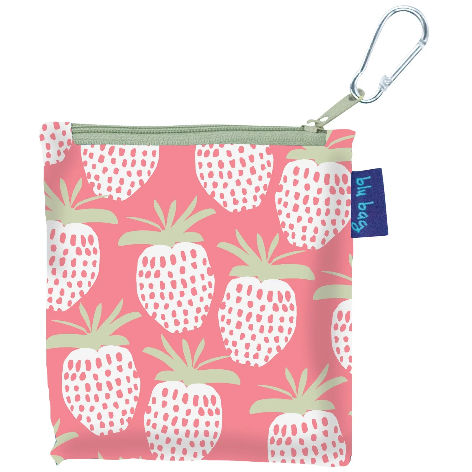 Strawberries Blu Bag Reusable Shopping Bag - Machine Washable