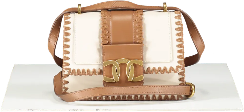 Ted Baker Beige Edasina Whipstitch-trim Crossbody