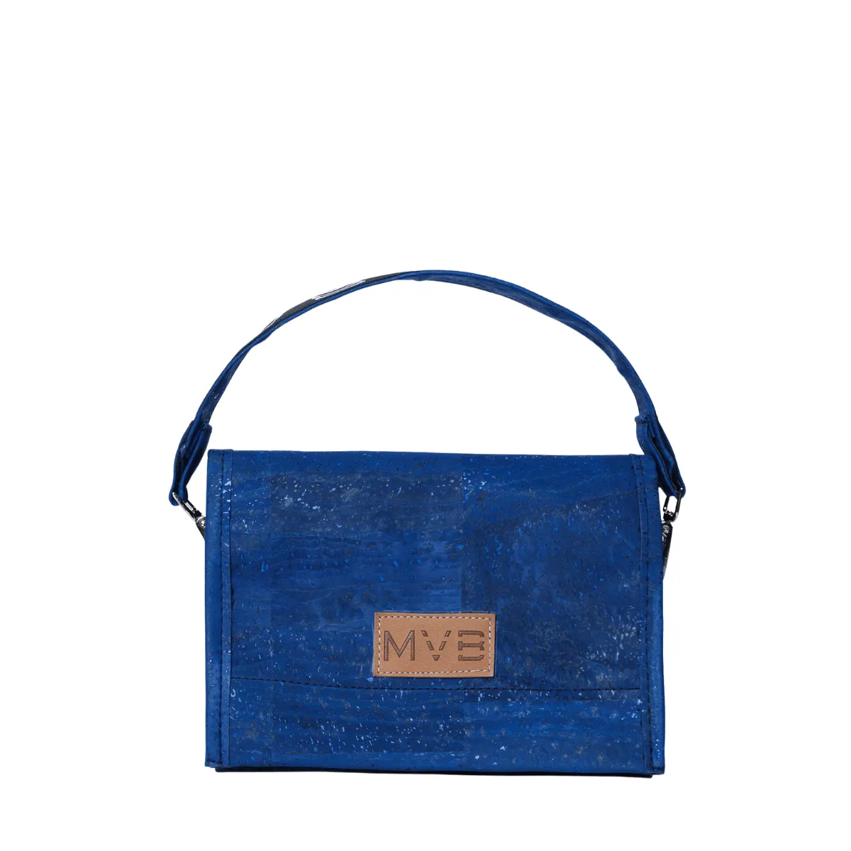 The Night Bag Cork Vegan Crossbody | Blue