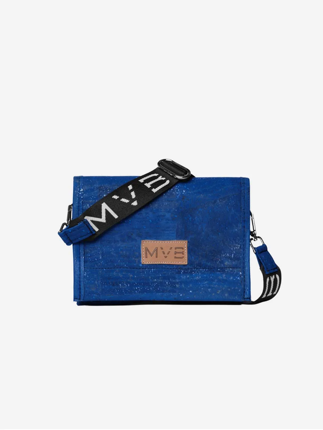 The Night Bag Cork Vegan Crossbody | Blue