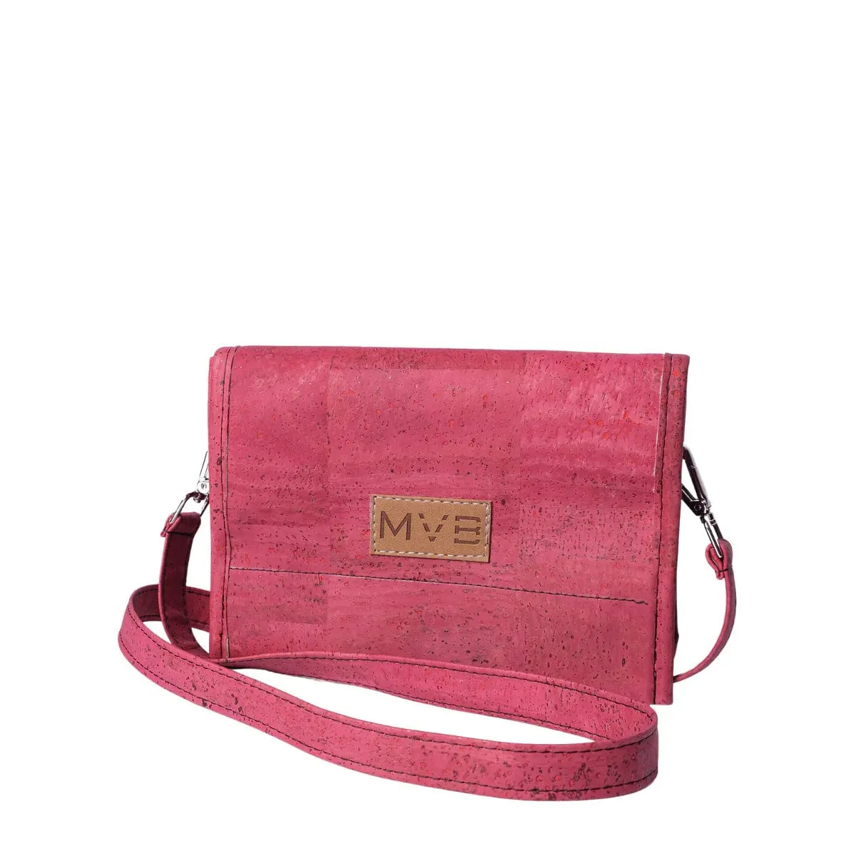 The Night Bag Cork Vegan Crossbody | Pink