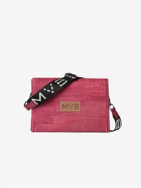 The Night Bag Cork Vegan Crossbody | Pink