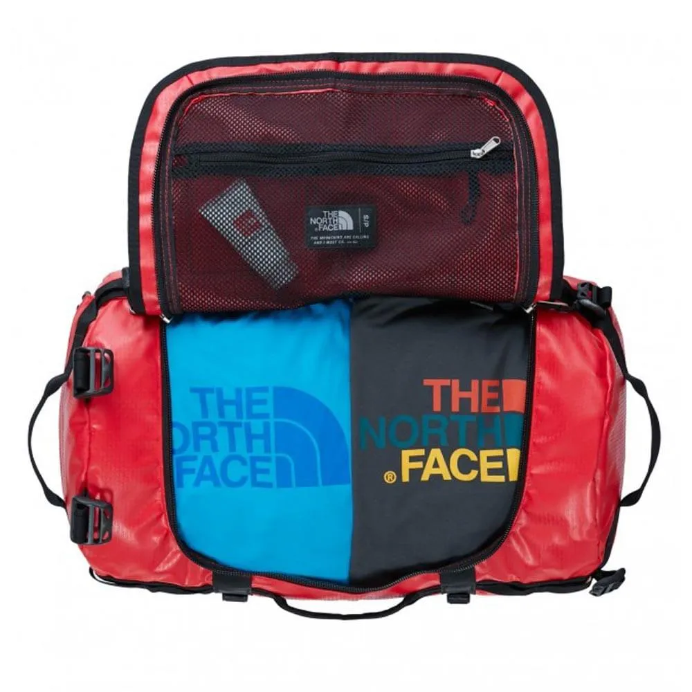 The North Face Base Camp Duffel Barrel Bag - Size S - Red Black