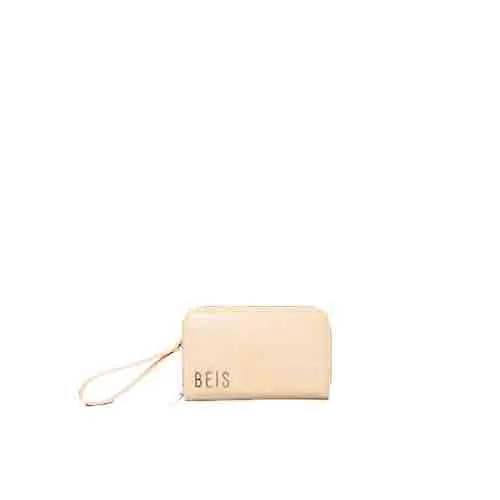 The Travel Wallet in Beige