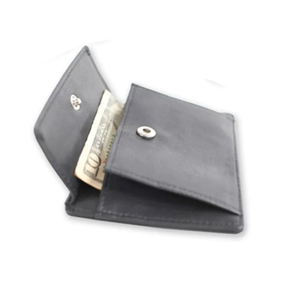 Theories Lantern Wallet Vegan Leather Black