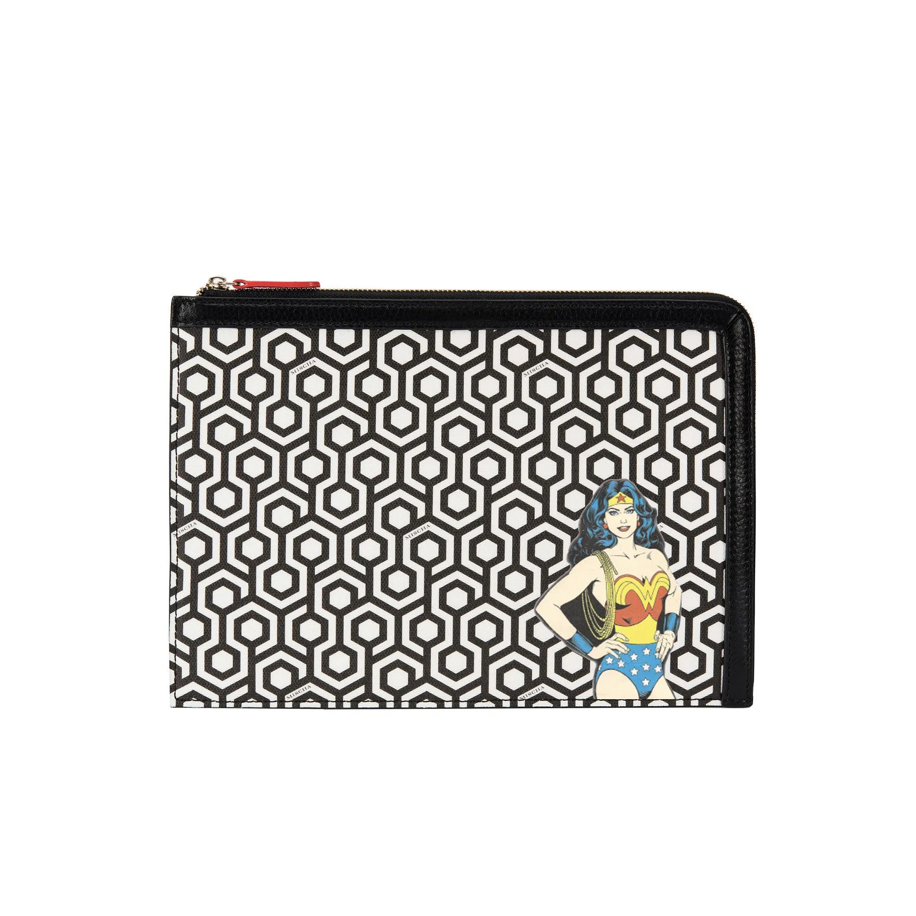 Wonder Woman Folio Pouch - Classic Black