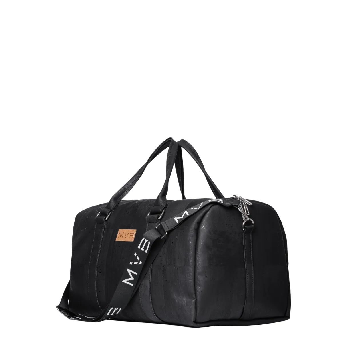 Xcape Vegan Leather Duffle Bag | Black