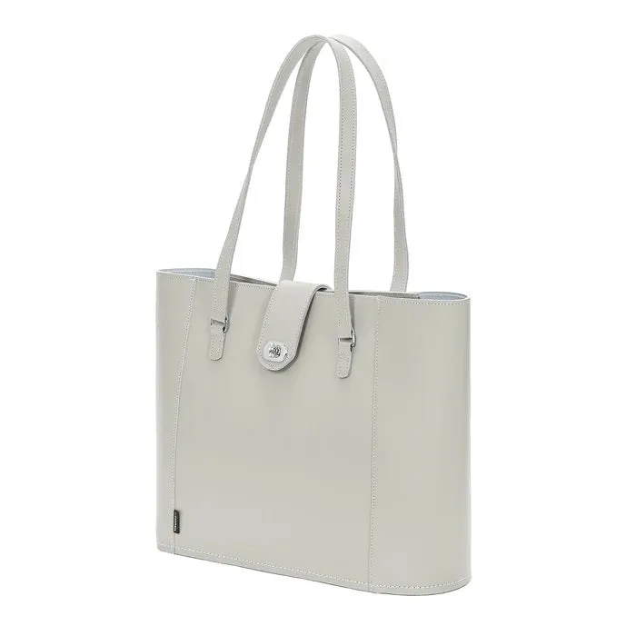 Zatchels Handmade Leather Twist Lock Shopper